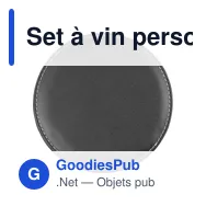 Set à vin personnalisable de 4 pièces Jeremy avec logo - Miniature 1
