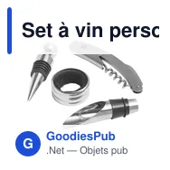 Set à vin personnalisable de 4 pièces Jeremy avec logo - Miniature 4