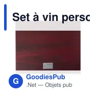 Set à vin personnalisable de 9 pièces avec logo - Emil - Miniature 1