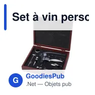 Set à vin personnalisable de 9 pièces avec logo - Emil - Miniature 2