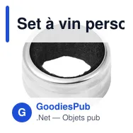 Set à vin personnalisable de 9 pièces avec logo - Emil - Miniature 4