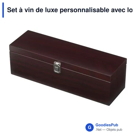 Set à vin de luxe personnalisable avec logo - 5 pièces Nikita