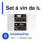 Set à vin de luxe personnalisable avec logo - 5 pièces Nikita - Miniature 3