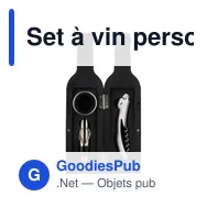 Set à vin personnalisable Kieran avec logo - Accessoires en ABS - Miniature 3