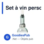 Set à vin personnalisable en bambou Gareth avec logo - Miniature 5