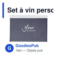 Set à vin personnalisable en métal avec logo - Dale - Miniature 5