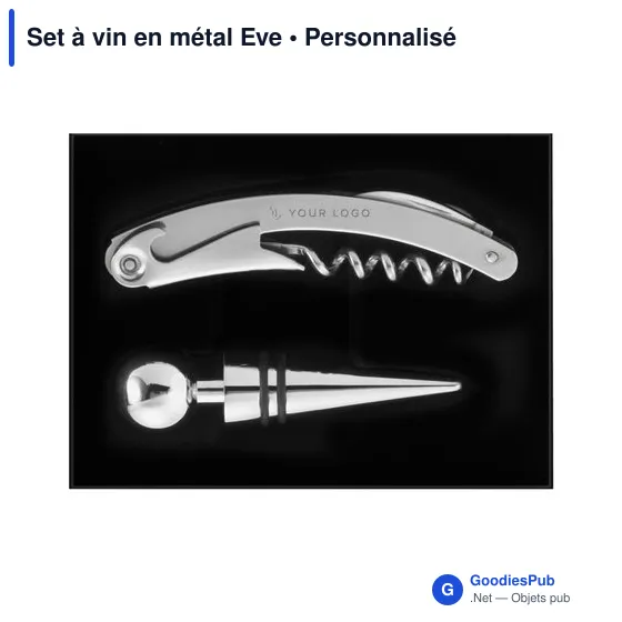 Set à vin en métal Eve - Image 4