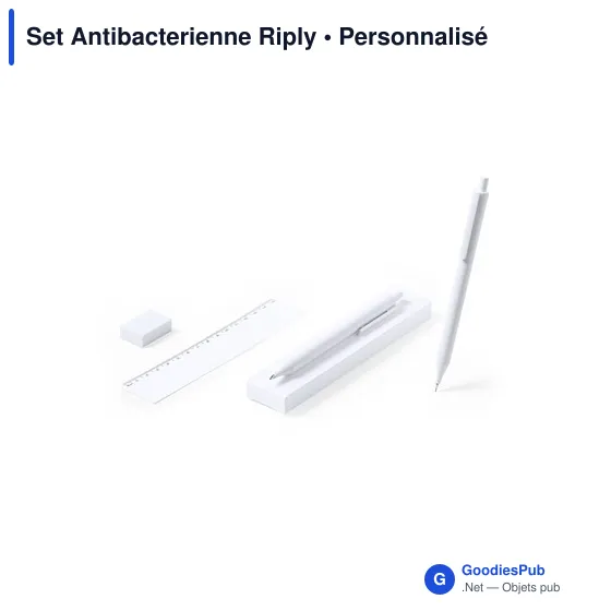 Stylo antibactérien personnalisable avec logo pour entreprise - Image 4