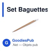 Set Baguettes Nesty - Miniature 1