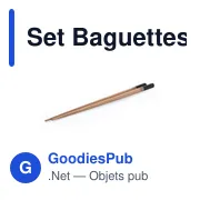 Set Baguettes Nesty - Miniature 2