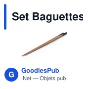 Set Baguettes Nesty - Miniature 5