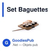 Set Baguettes Nesty - Miniature 7