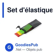 Set d'élastiques de musculation personnalisable avec logo - Bork - Miniature 2