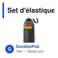 Set d'élastiques de musculation personnalisable avec logo - Bork - Miniature 3