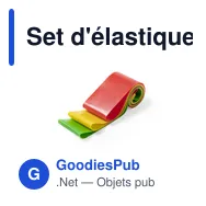 Set d'élastiques de musculation personnalisable avec logo - Bork - Miniature 4