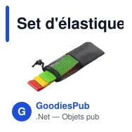 Set d'élastiques de musculation personnalisable avec logo - Bork - Miniature 7