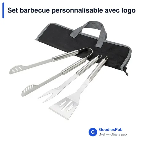 Set barbecue personnalisable avec logo - Accessoires barbecue