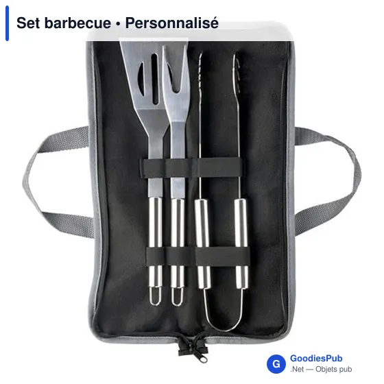 Set barbecue personnalisable avec logo - Accessoires barbecue - Image 3