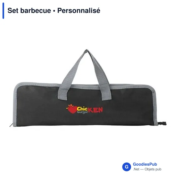 Set barbecue personnalisable avec logo - Accessoires barbecue - Image 8