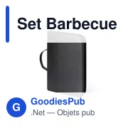 Set Barbecue personnalisable Craxton avec logo - Miniature 3
