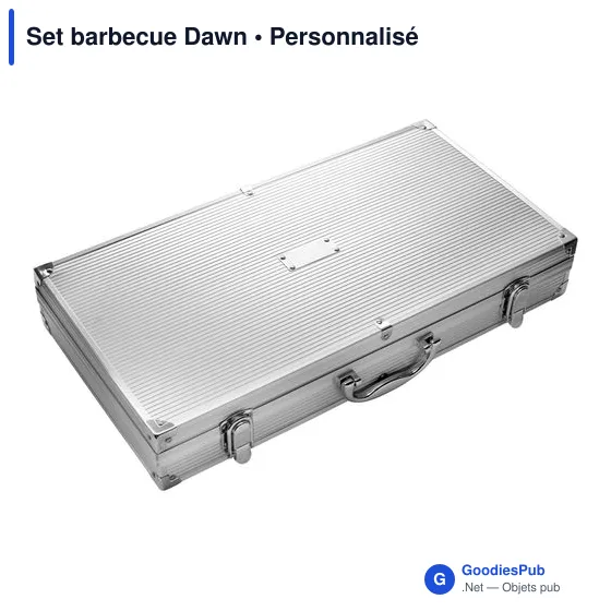 Set barbecue personnalisable avec logo - Set barbecue Dawn - Image 2