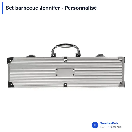 Set barbecue personnalisable avec logo - Jennifer - Image 1