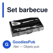 Set barbecue personnalisable avec logo - Jennifer - Miniature 4