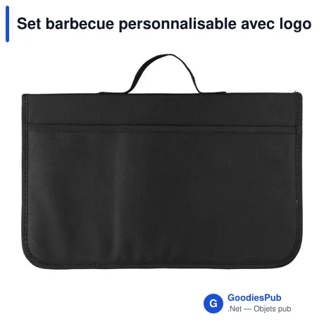 Set barbecue personnalisable avec logo - Set barbecue Kathleen