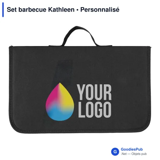 Set barbecue personnalisable avec logo - Set barbecue Kathleen - Image 4