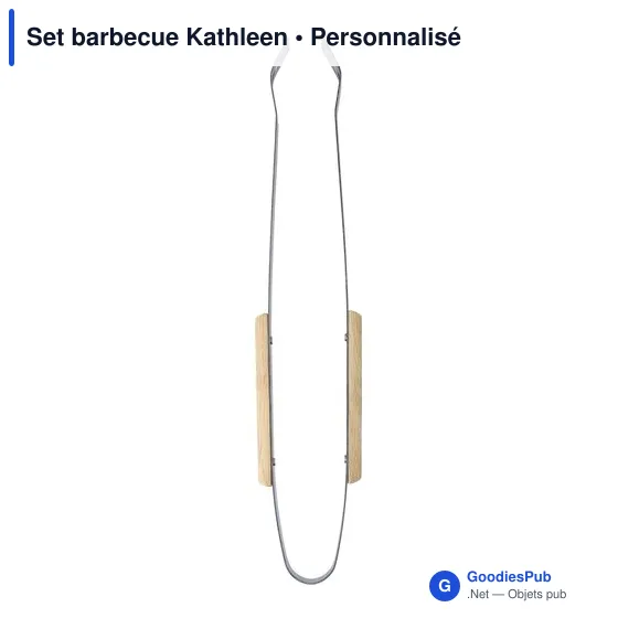 Set barbecue personnalisable avec logo - Set barbecue Kathleen - Image 5