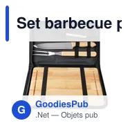 Set barbecue personnalisable avec logo - Set barbecue Kathleen - Miniature 9
