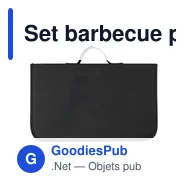 Set barbecue personnalisable avec logo - Set barbecue Kathleen - Miniature 10