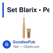 Set dentaire personnalisable avec logo - Set Blarix - Miniature 2