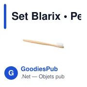 Set dentaire personnalisable avec logo - Set Blarix - Miniature 4
