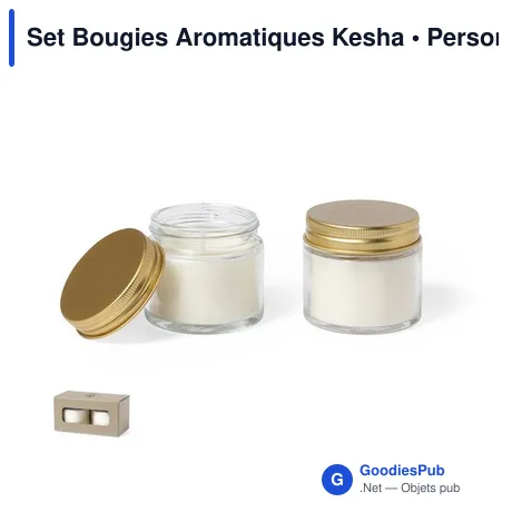Set Bougies Aromatiques Kesha