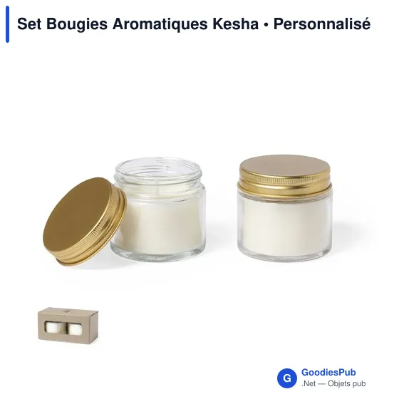Set Bougies Aromatiques Kesha - Image 1