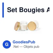 Set Bougies Aromatiques Kesha - Miniature 2