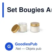 Set Bougies Aromatiques Kesha - Miniature 4
