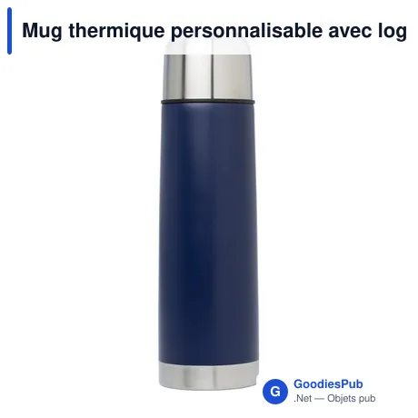 Mug thermique personnalisable avec logo - Set isotherme