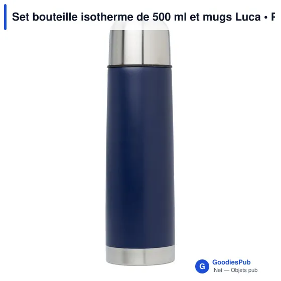 Mug thermique personnalisable avec logo - Set isotherme - Image 1