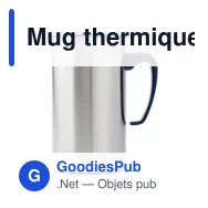 Mug thermique personnalisable avec logo - Set isotherme - Miniature 2