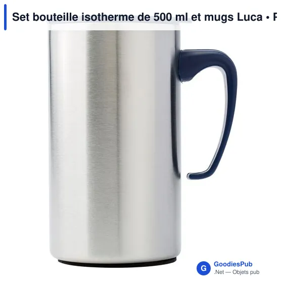 Mug thermique personnalisable avec logo - Set isotherme - Image 2