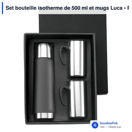Mug thermique personnalisable avec logo - Set isotherme - Image 3
