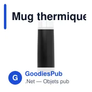 Mug thermique personnalisable avec logo - Set isotherme - Miniature 7