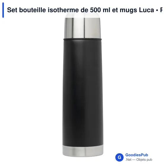 Mug thermique personnalisable avec logo - Set isotherme - Image 7
