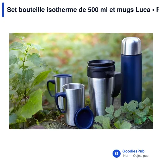 Mug thermique personnalisable avec logo - Set isotherme - Image 10