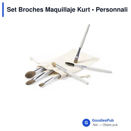 Set Broches Maquillaje Kurt