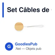 Set Câbles de Charge Chaconix - Miniature 4