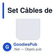 Set Câbles de Charge Darmox - Miniature 2