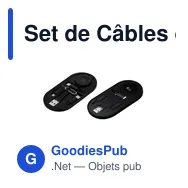 Set de Câbles de Charge Personnalisable Nebrex avec Logo - Miniature 6